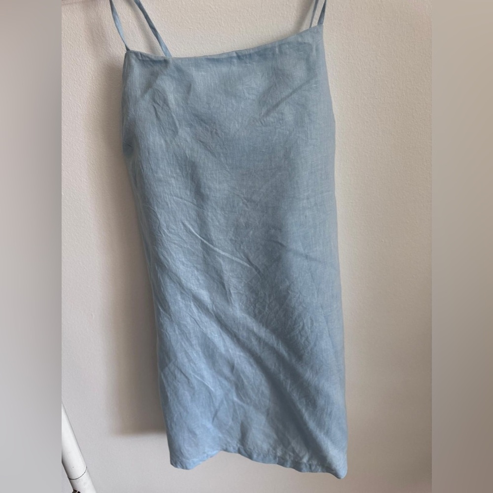 Line Dress light blue